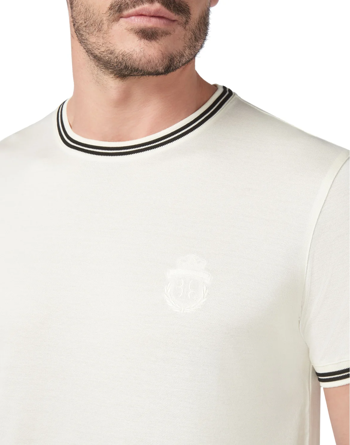 T-shirt Round Neck SS Crest, цвет: Белый
