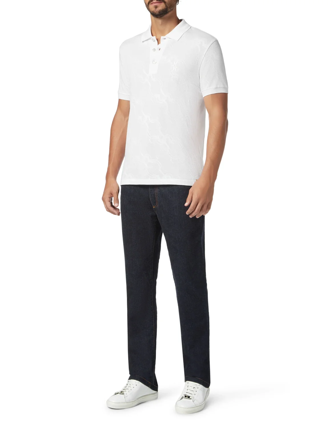 Polo shirt SS Double B, цвет: Белый