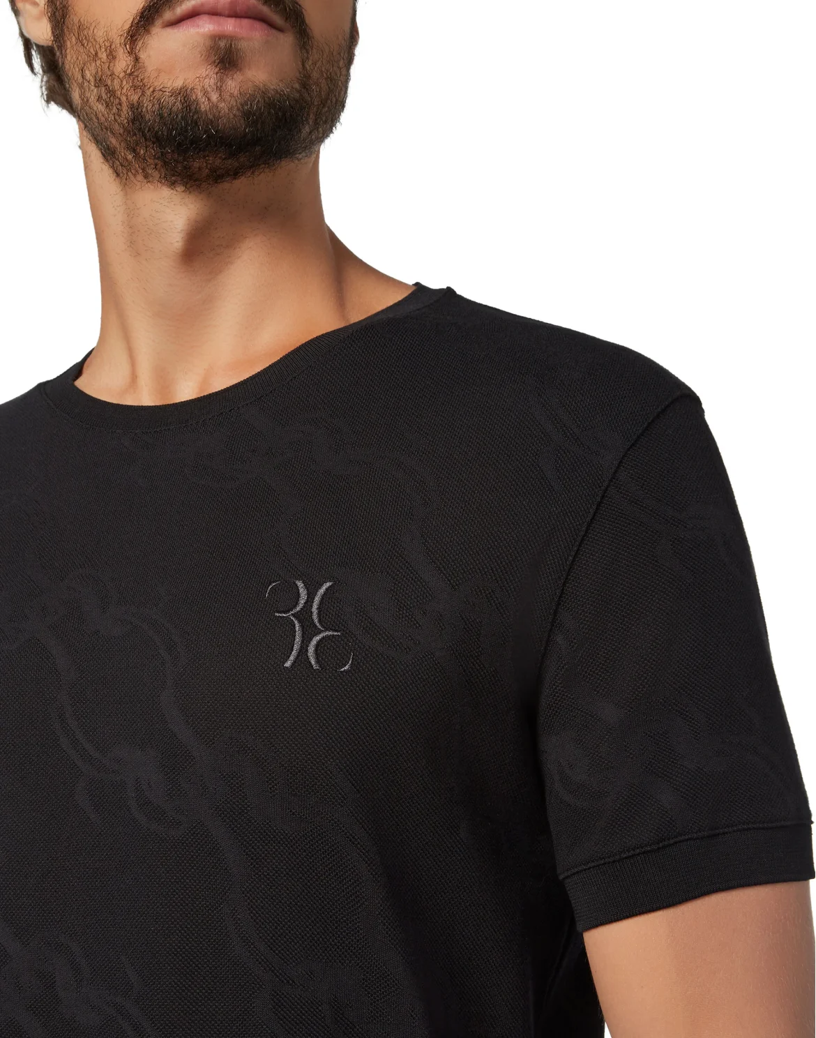 T-shirt Round Neck SS Double B, цвет: Черный