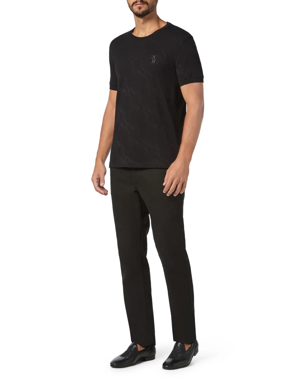 T-shirt Round Neck SS Double B, цвет: Черный