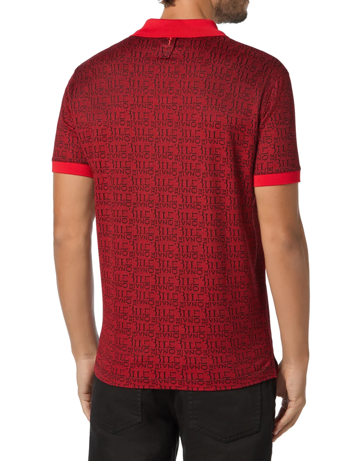 Polo shirt SS Double B, цвет: Красный