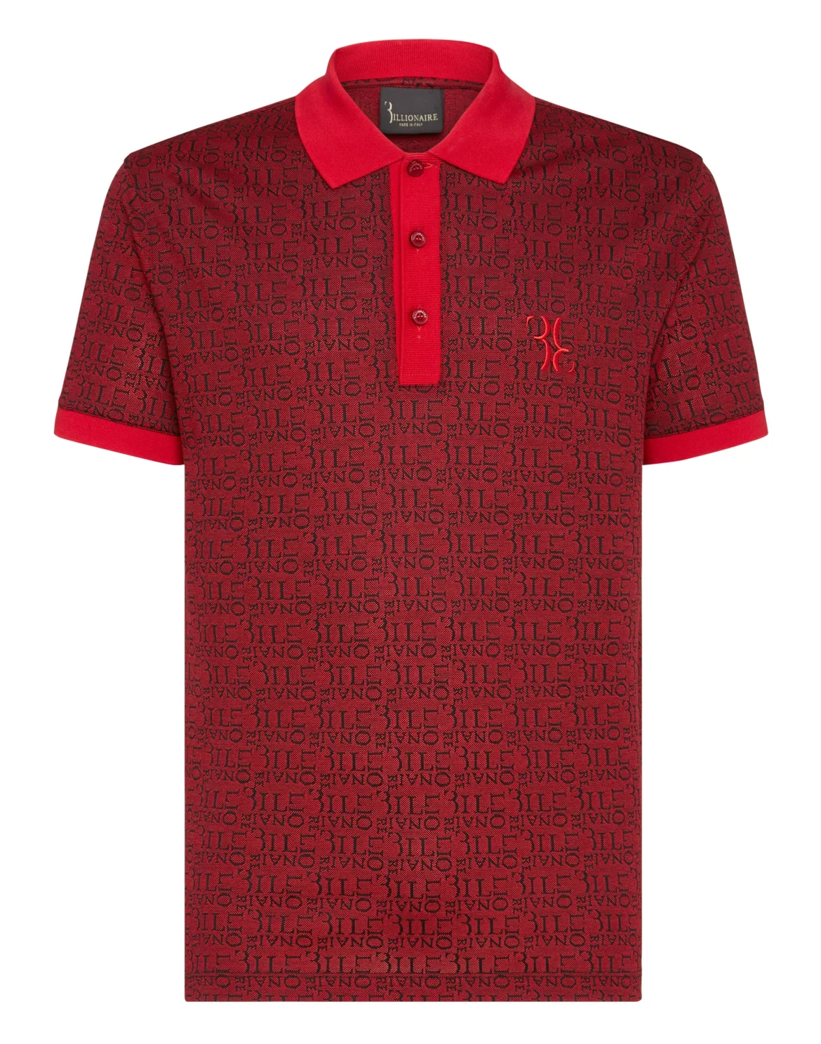 Polo shirt SS Double B, цвет: Красный