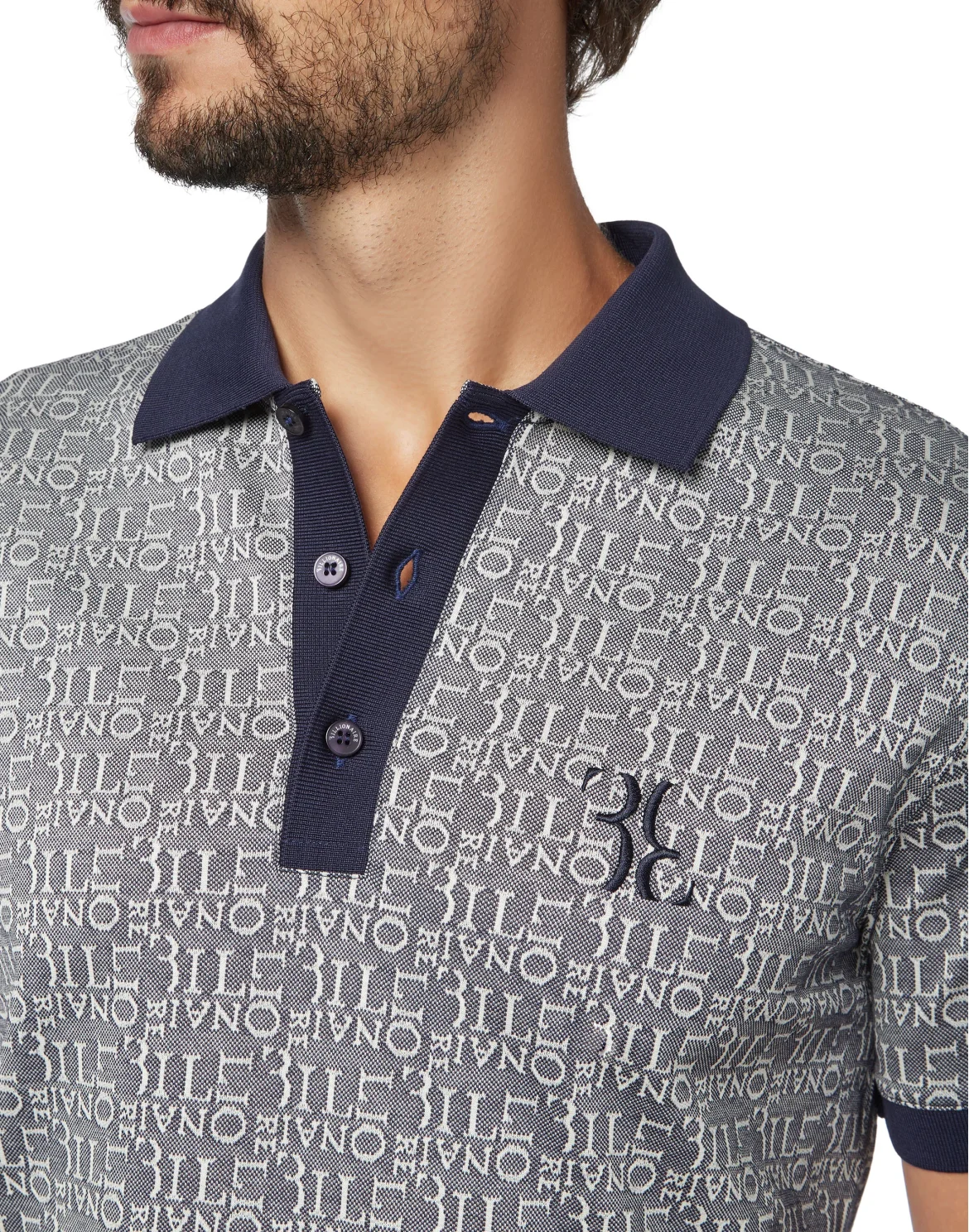 Polo shirt SS Double B, цвет: Синий