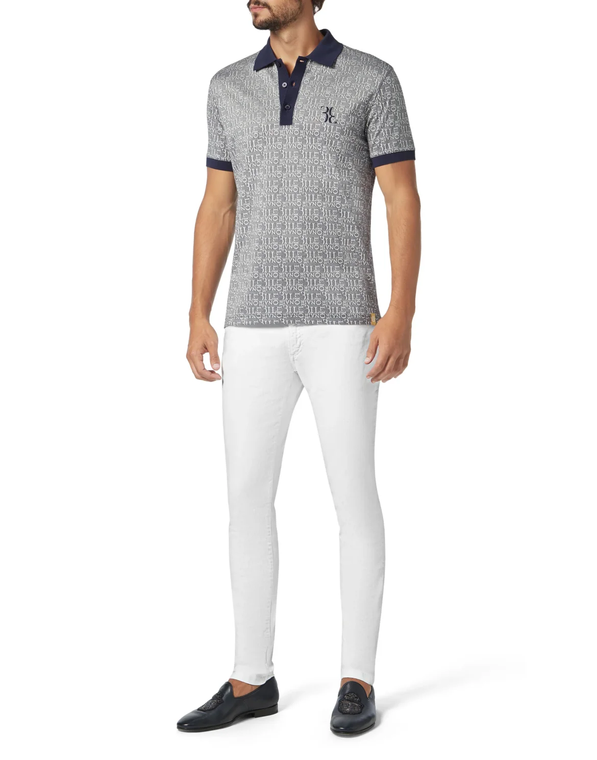 Polo shirt SS Double B, цвет: Синий