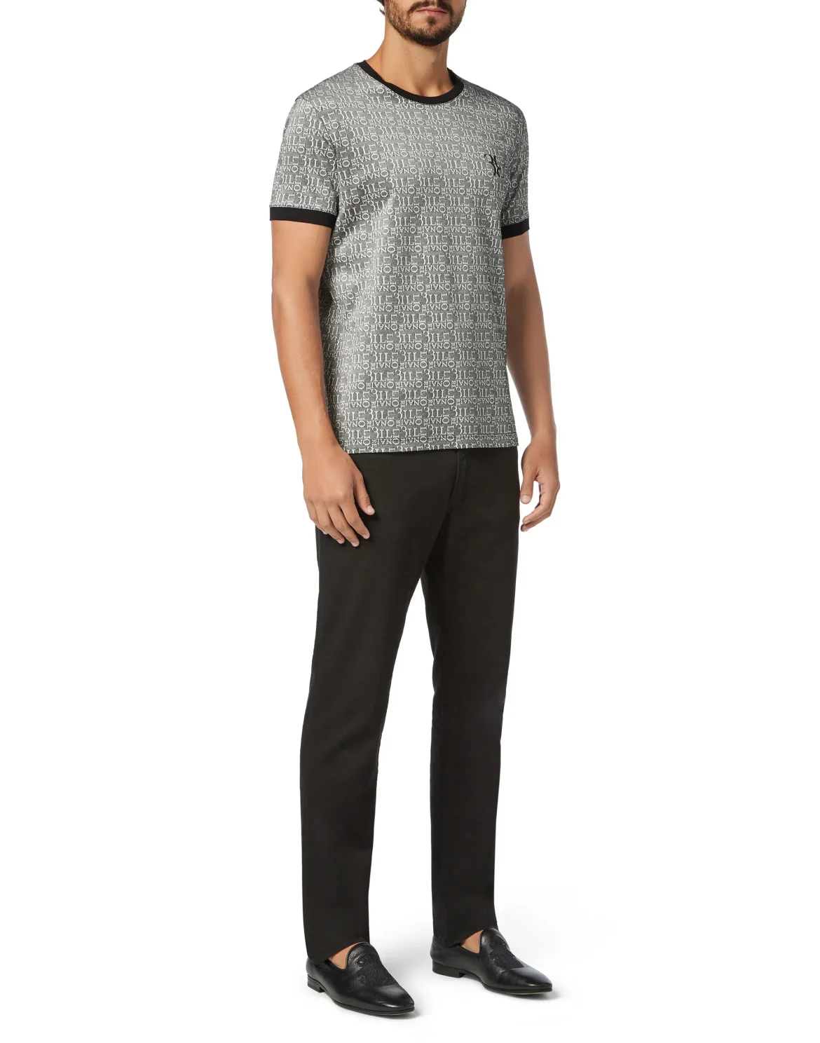 T-shirt Round Neck SS Double B, цвет: Черный