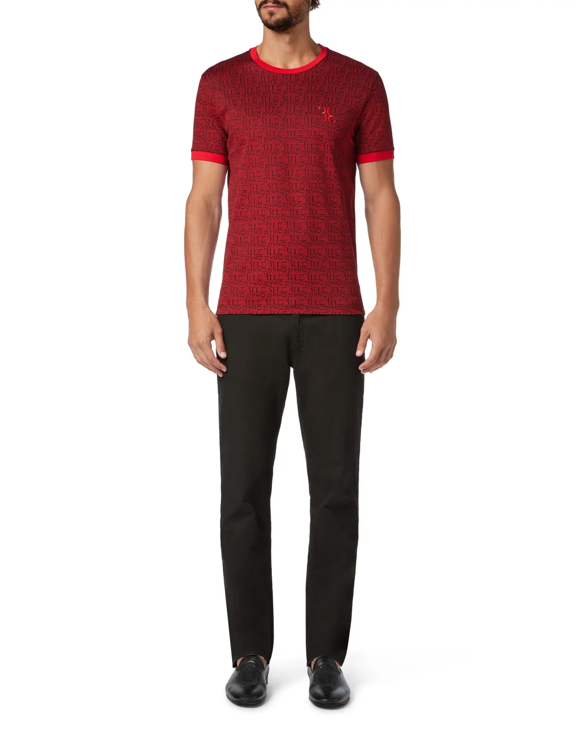 T-shirt Round Neck SS Double B, цвет: Красный
