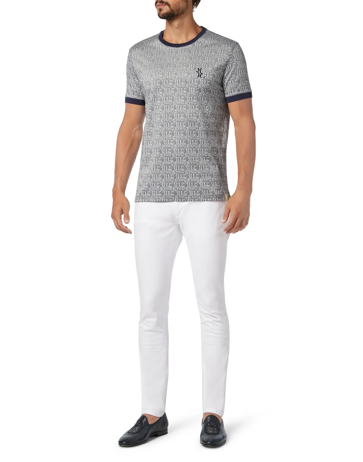 T-shirt Round Neck SS Double B, цвет: Синий