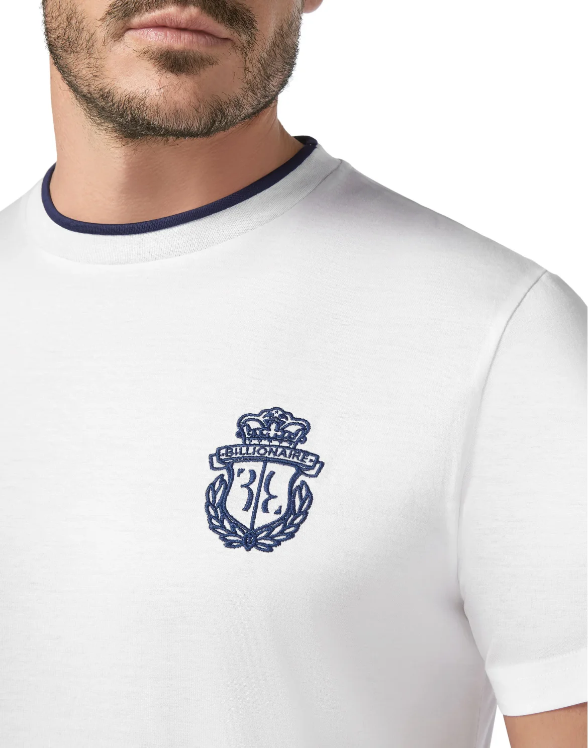 T-shirt Round Neck SS Crest, цвет: Белый