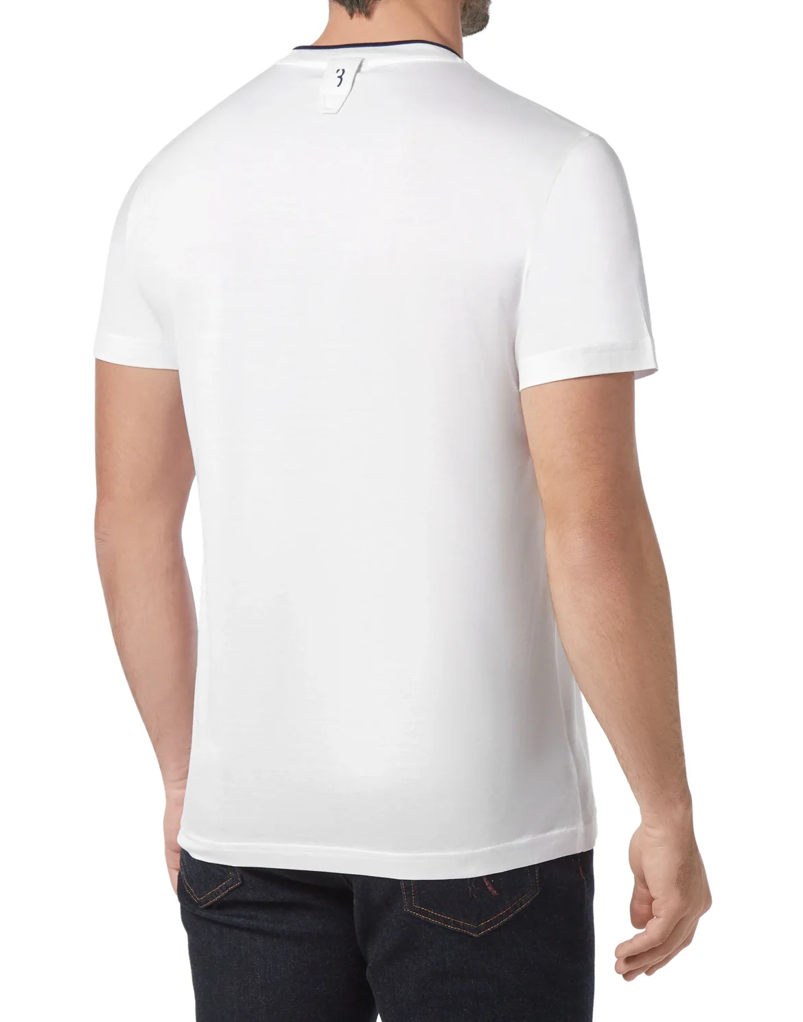 T-shirt Round Neck SS Crest, цвет: Белый