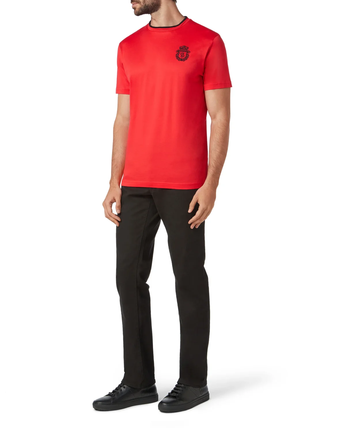 T-shirt Round Neck SS Crest, цвет: Красный
