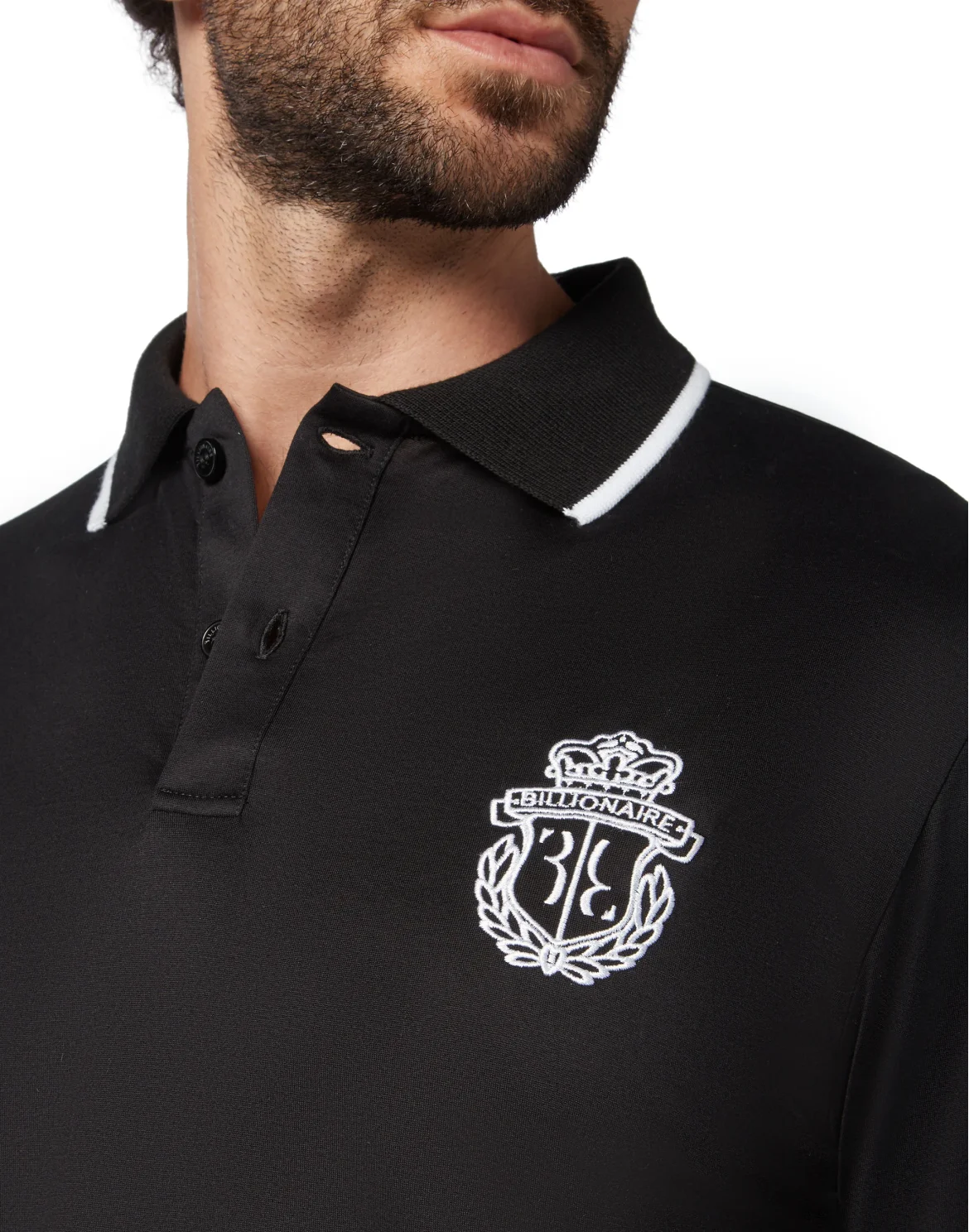 Polo shirt SS Crest, цвет: Черный