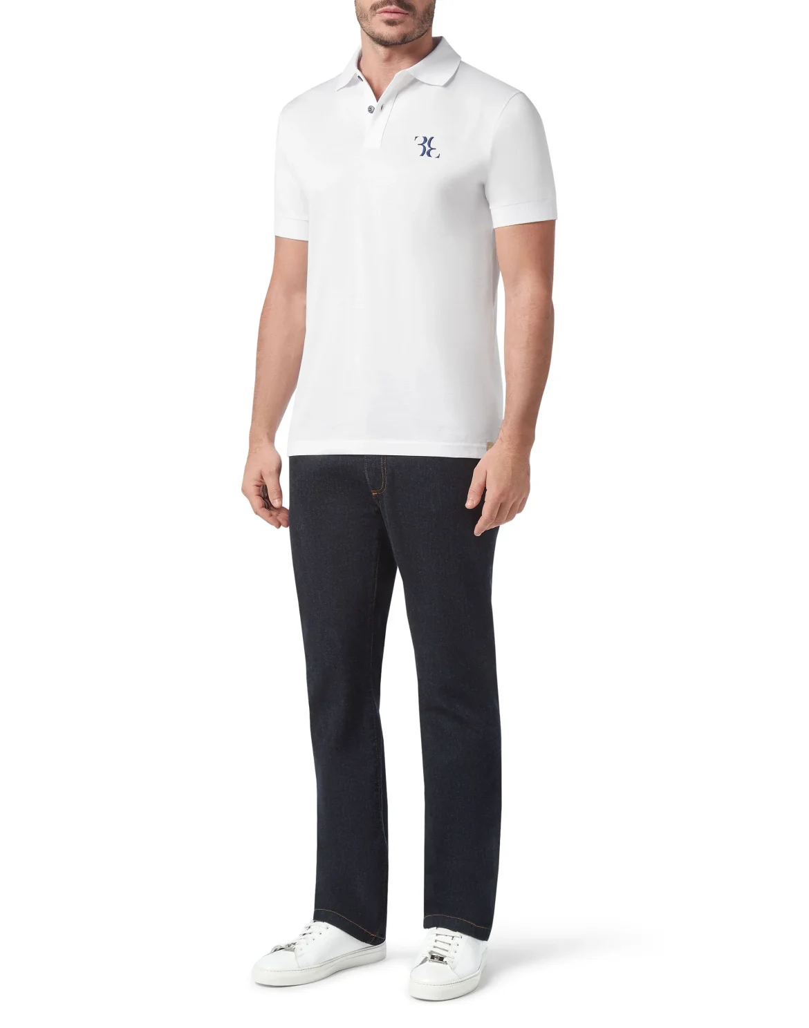 Polo shirt SS Double B, цвет: Белый