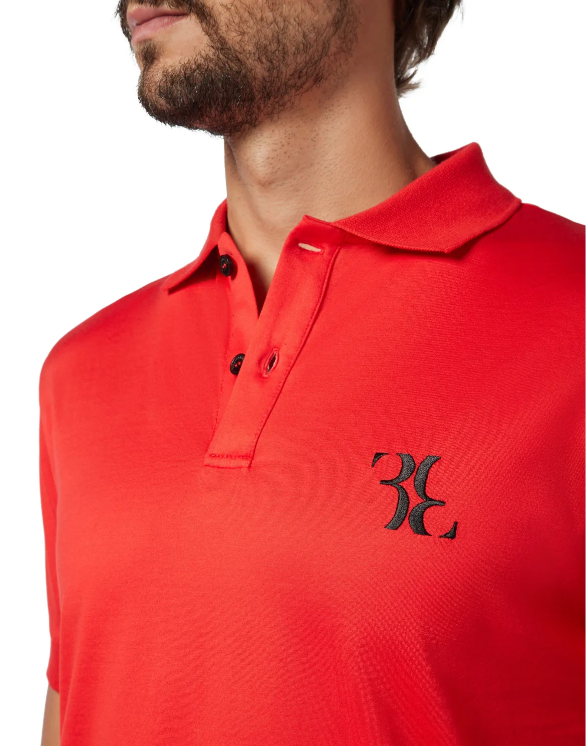Polo shirt SS Double B, цвет: Красный