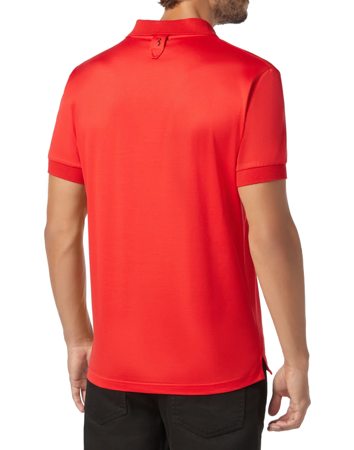 Polo shirt SS Double B, цвет: Красный