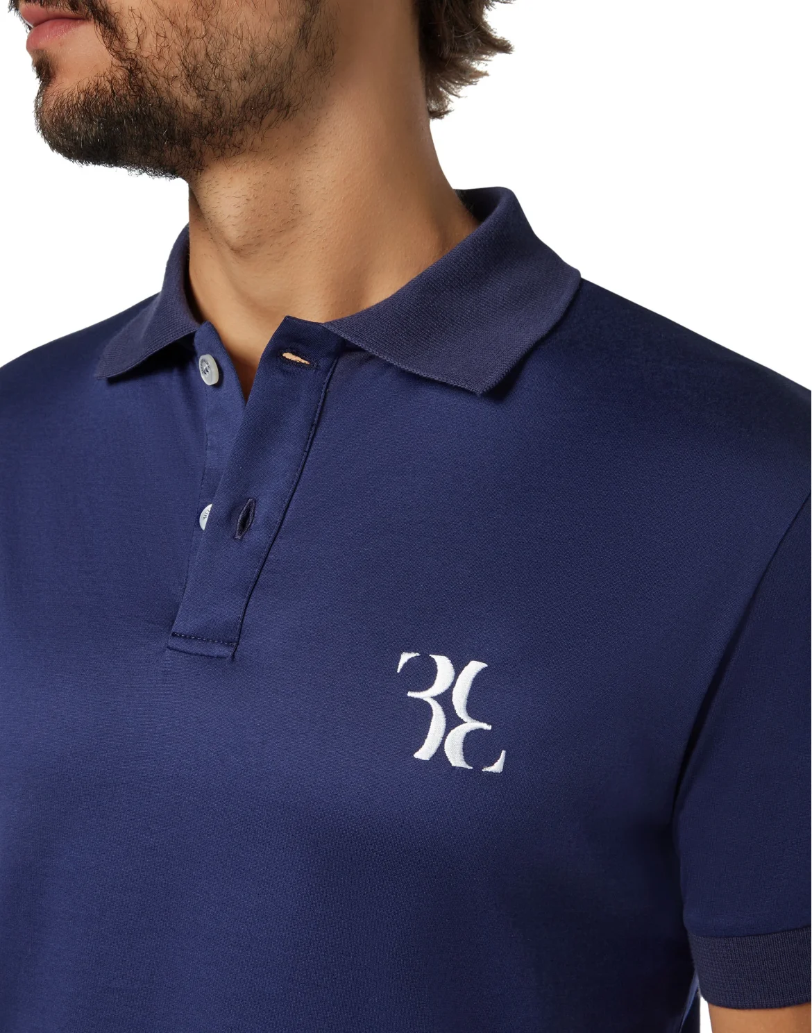 Polo shirt SS Double B, цвет: Синий