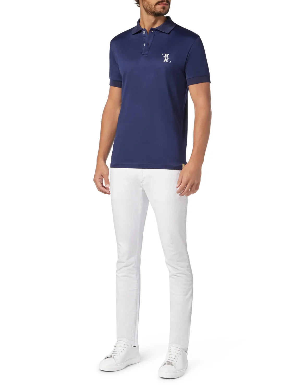 Polo shirt SS Double B, цвет: Синий