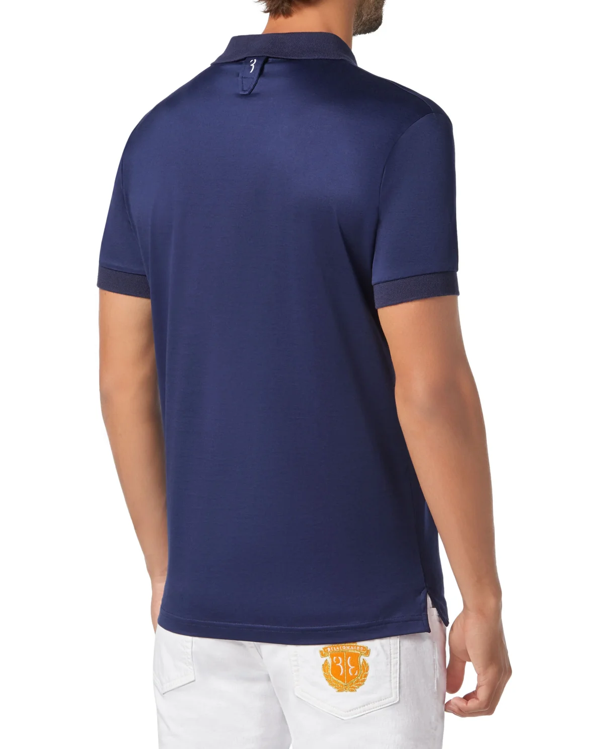 Polo shirt SS Double B, цвет: Синий