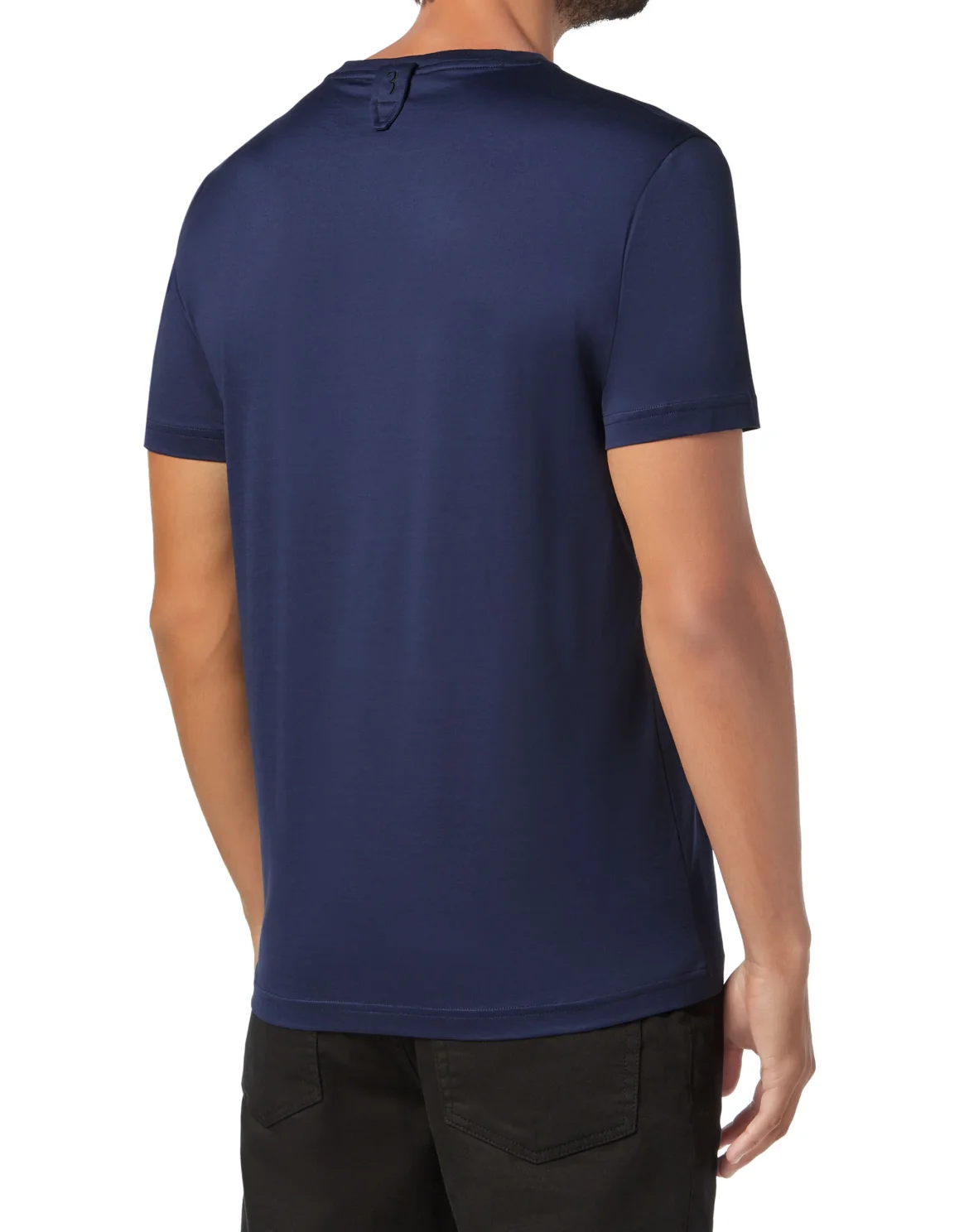 T-shirt Round Neck SS Logos, цвет: Синий