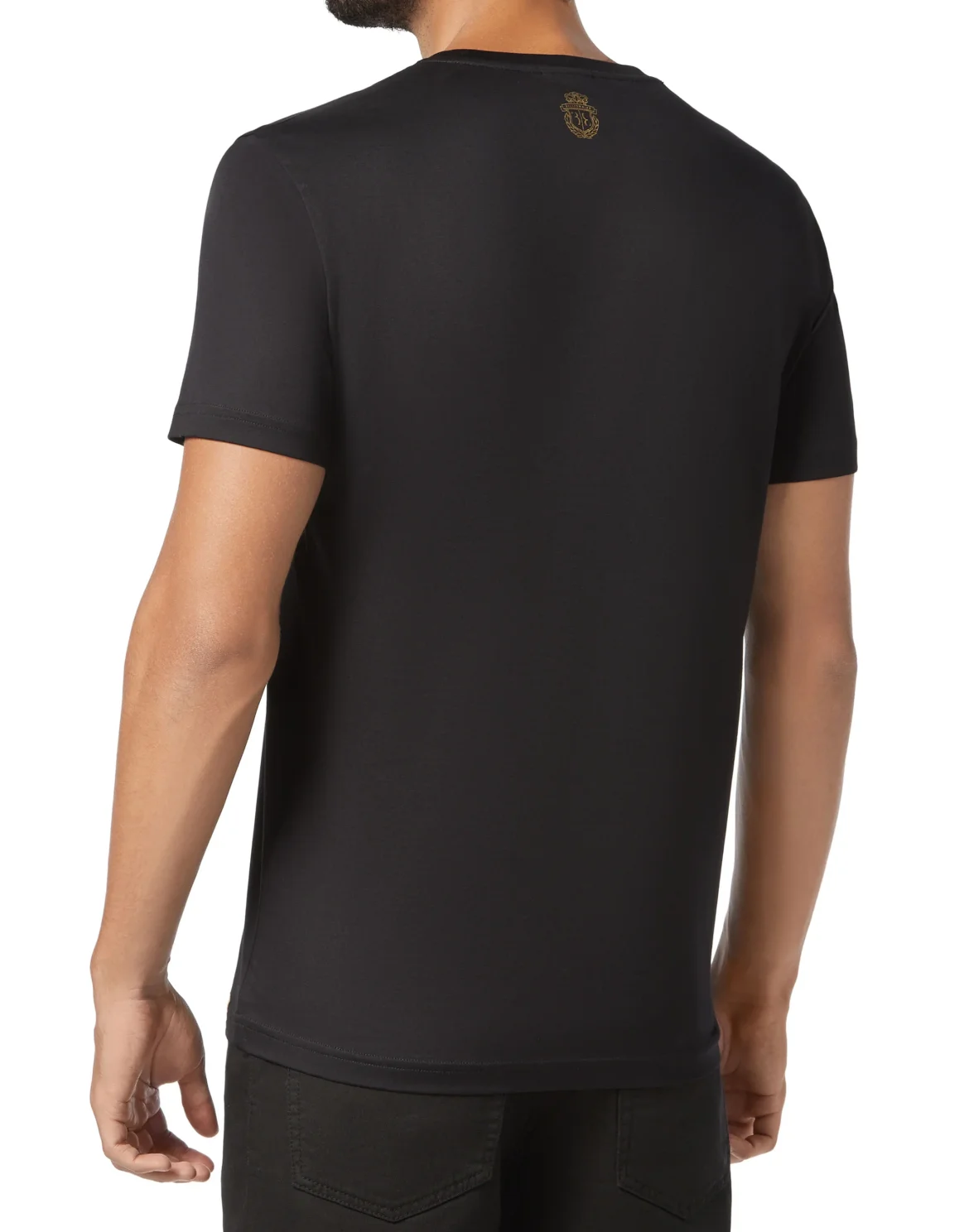 T-shirt Round Neck SS Baroque, цвет: Черный