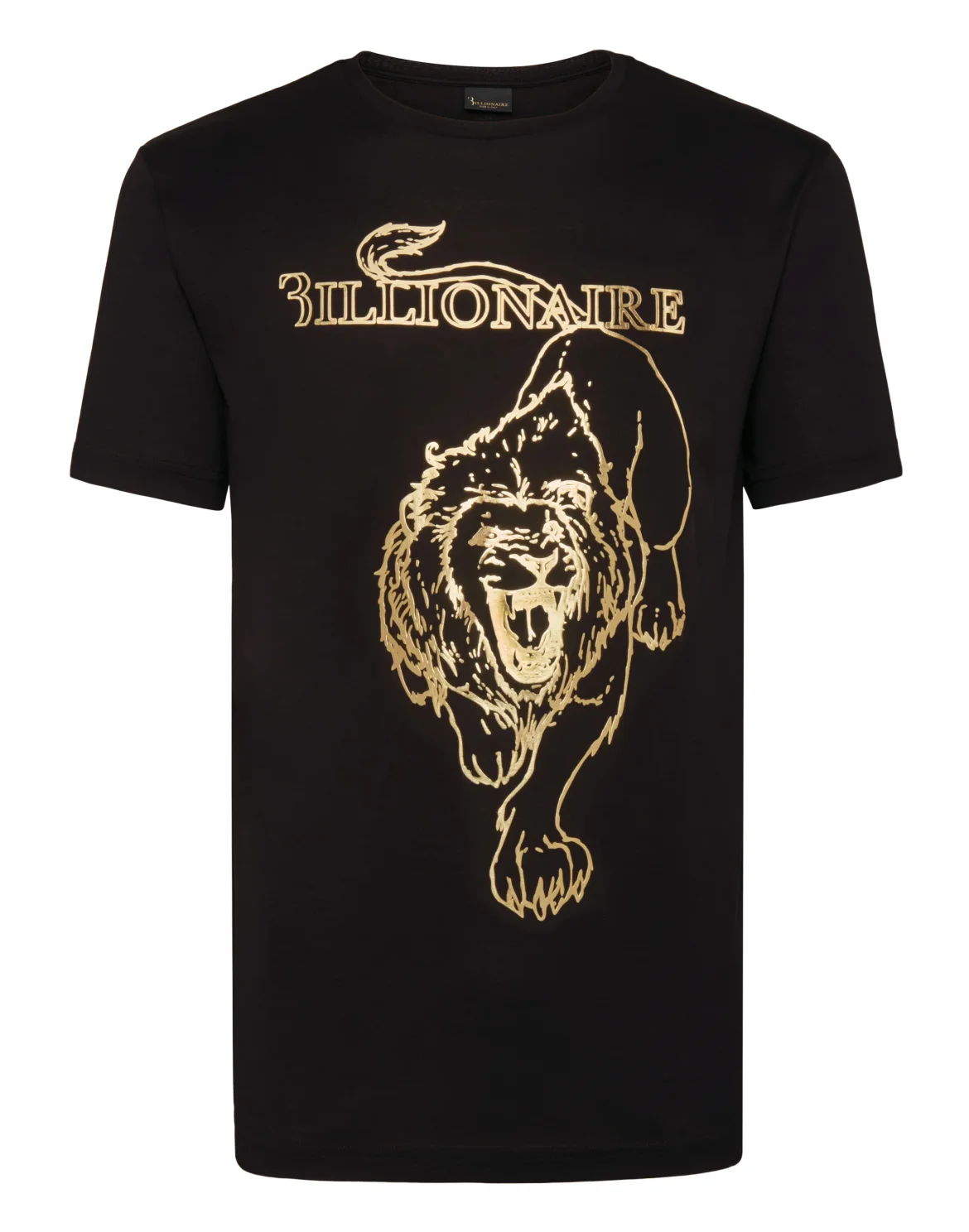 T-shirt Round Neck SS Lion, цвет: Черный