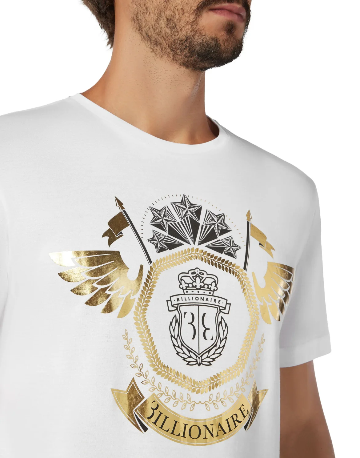 T-shirt Round Neck SS Crest, цвет: Белый
