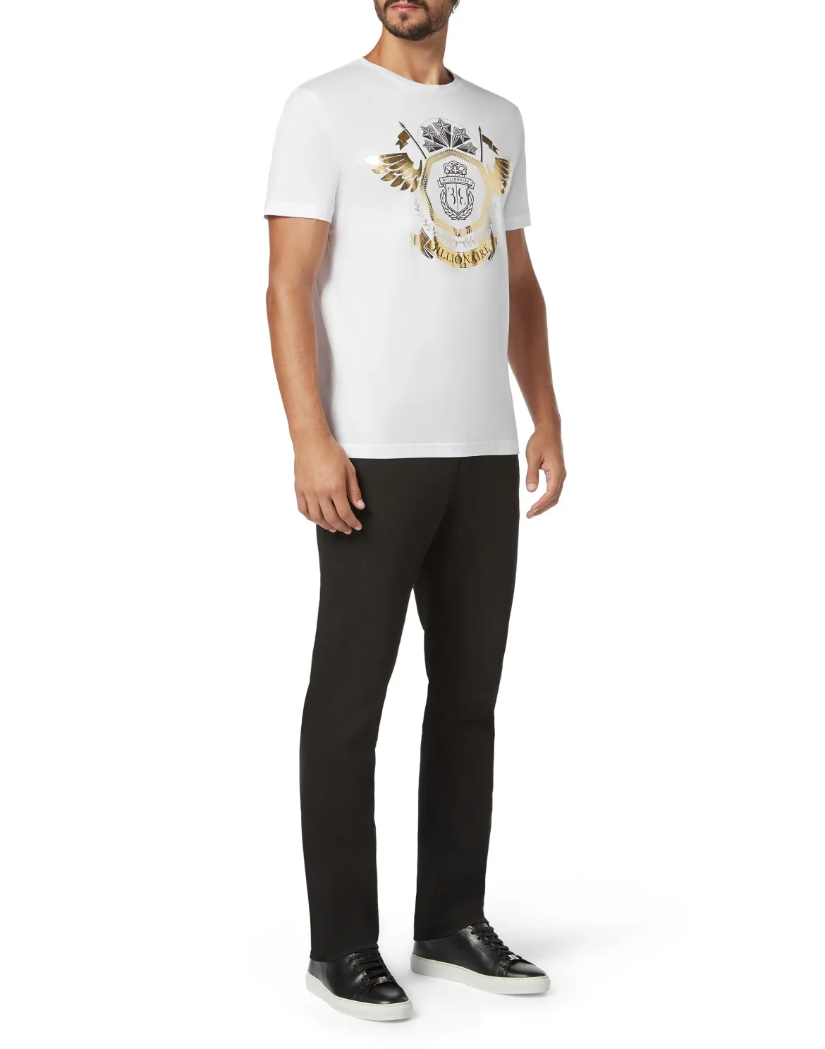 T-shirt Round Neck SS Crest, цвет: Белый