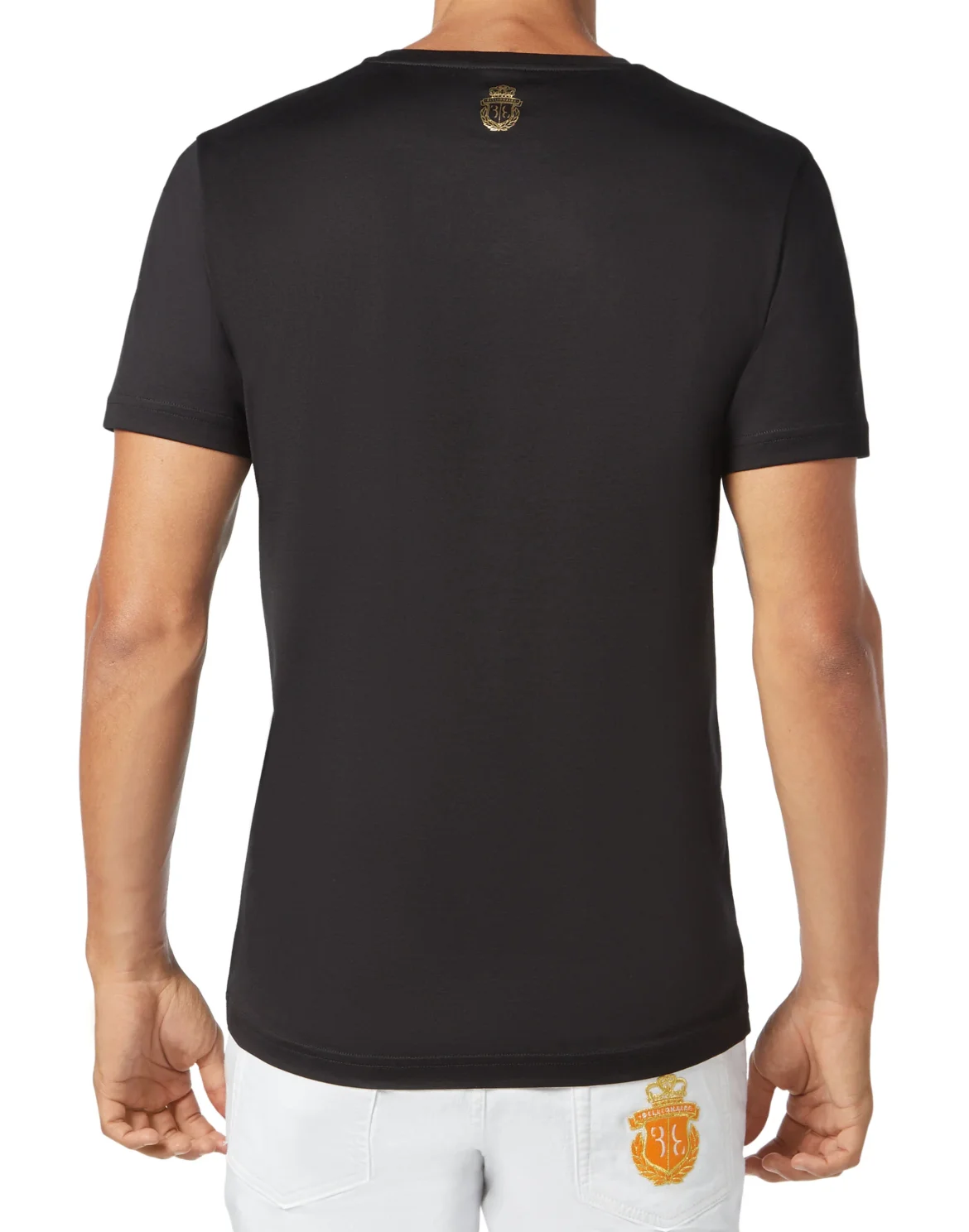 T-shirt Round Neck SS Crest, цвет: Черный