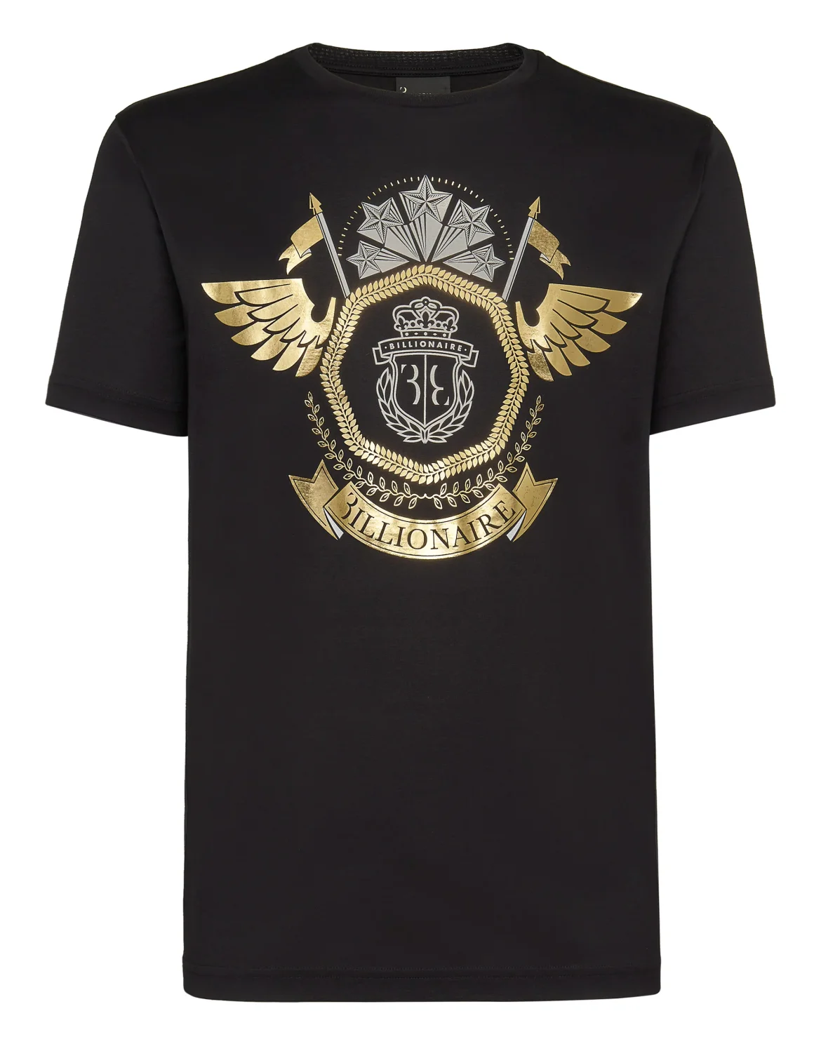 T-shirt Round Neck SS Crest, цвет: Черный