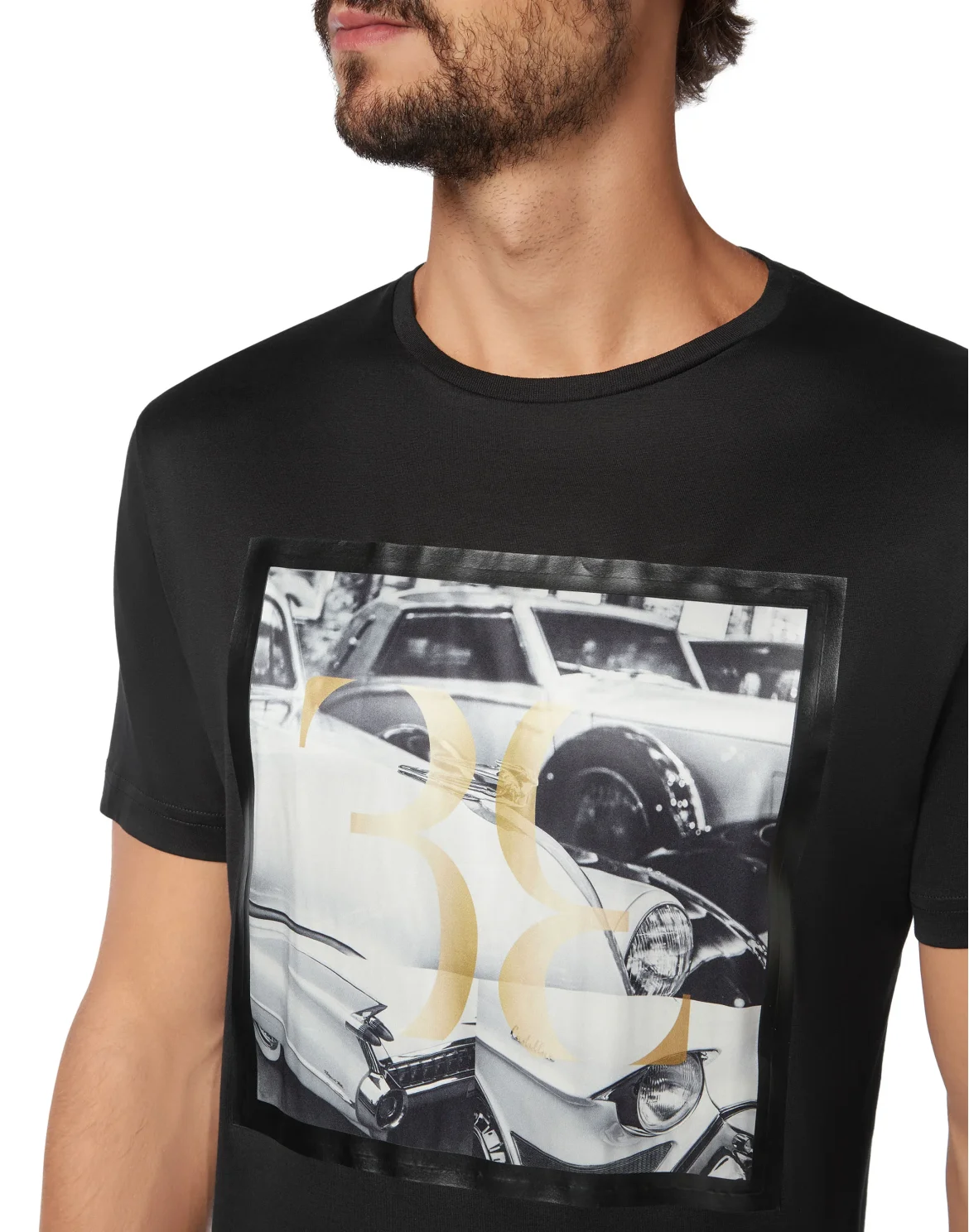 T-shirt Round Neck SS Double B, цвет: Черный
