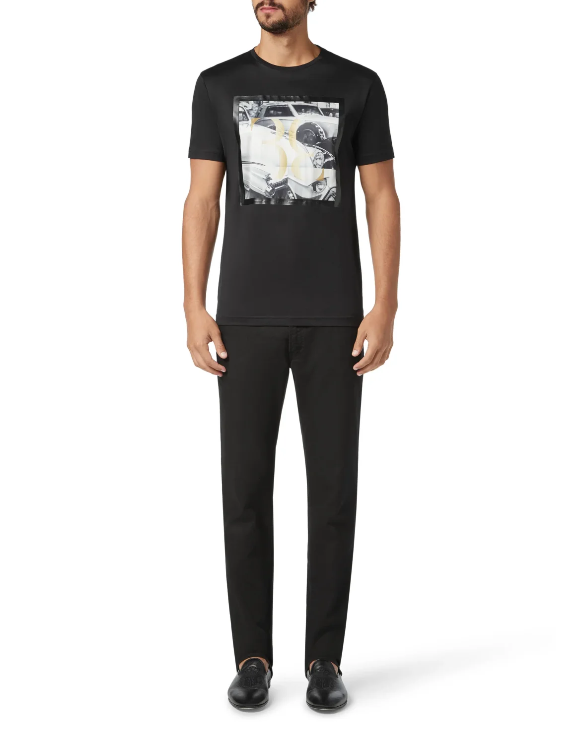 T-shirt Round Neck SS Double B, цвет: Черный