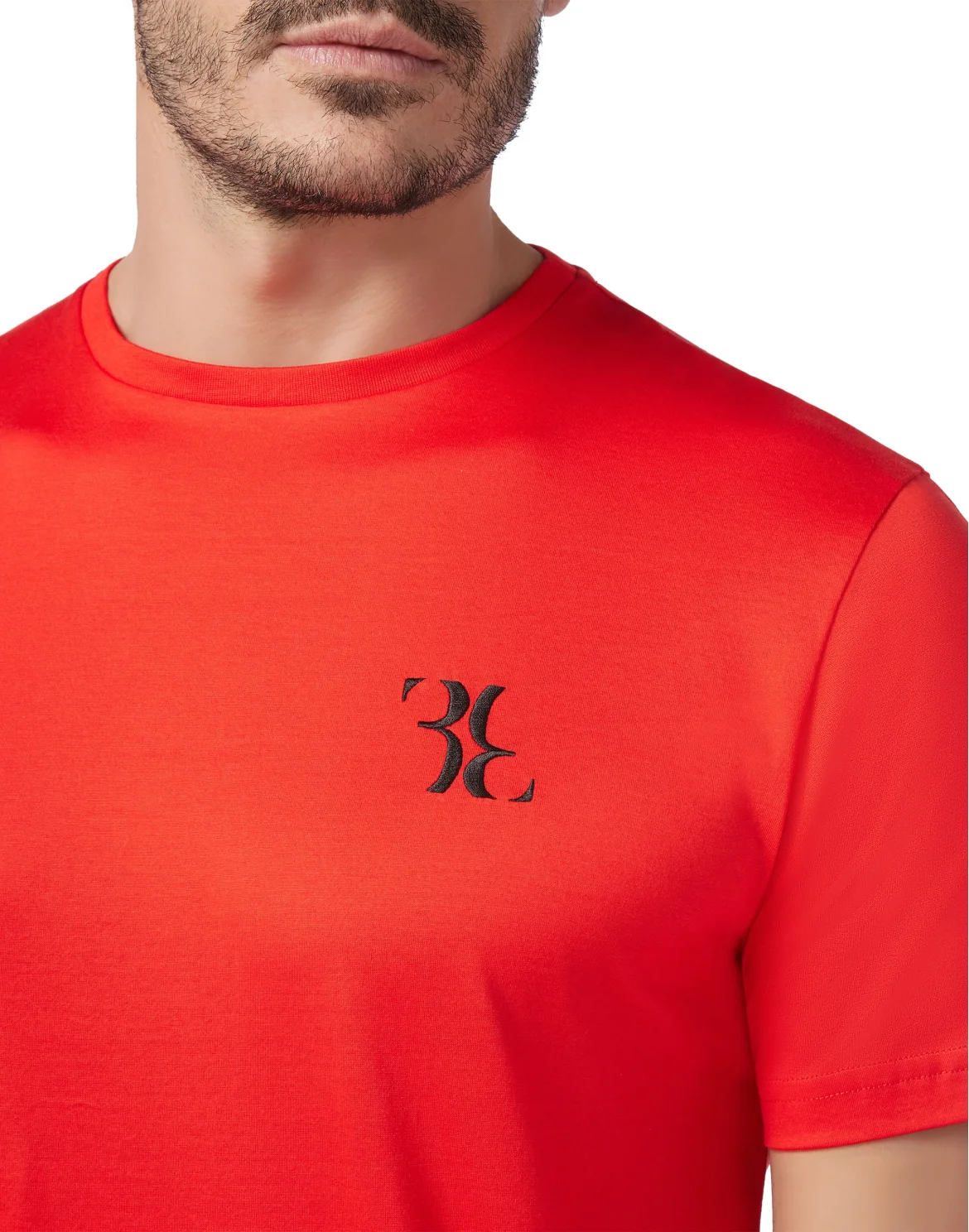 T-shirt Round Neck SS Double B, цвет: Красный