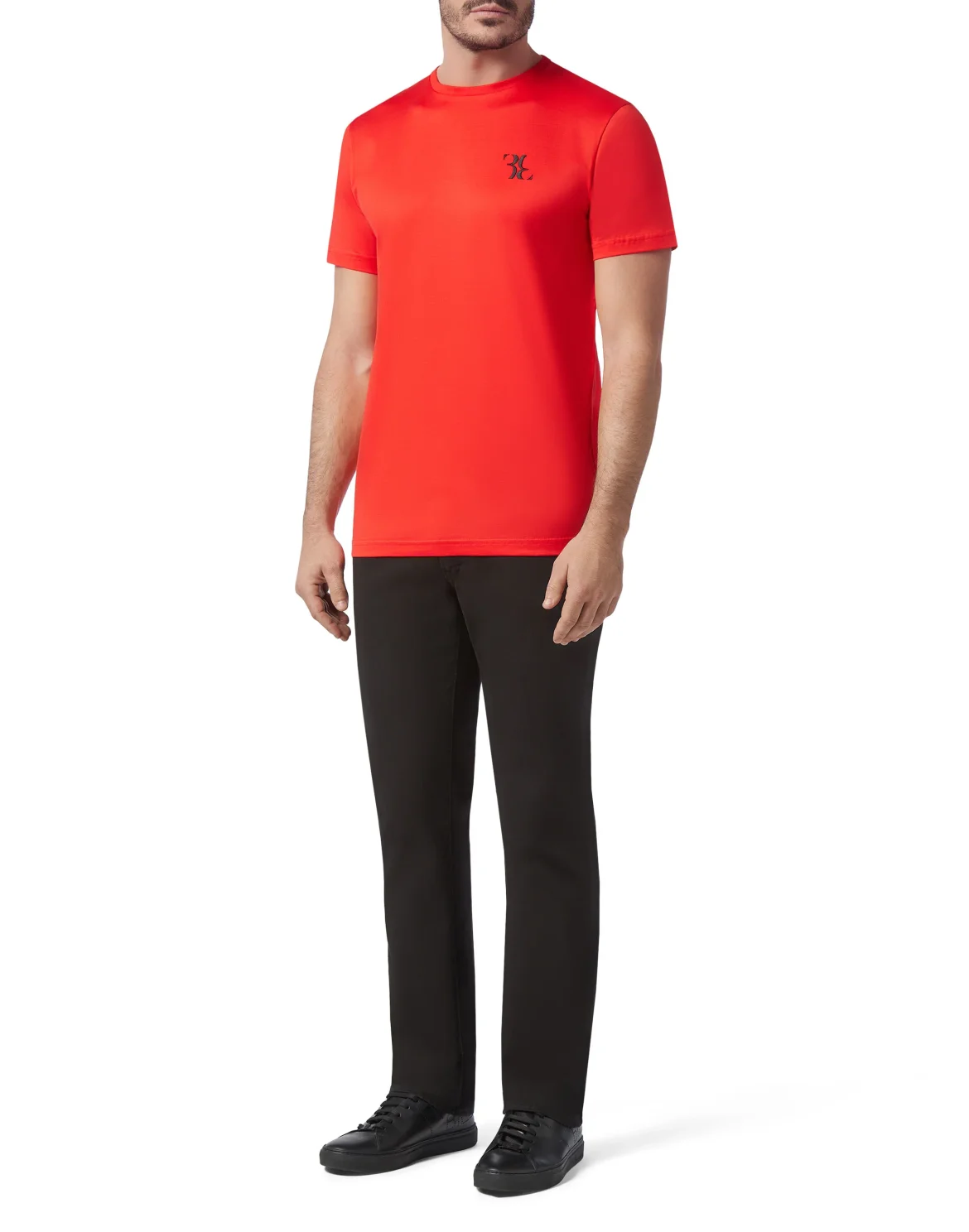 T-shirt Round Neck SS Double B, цвет: Красный