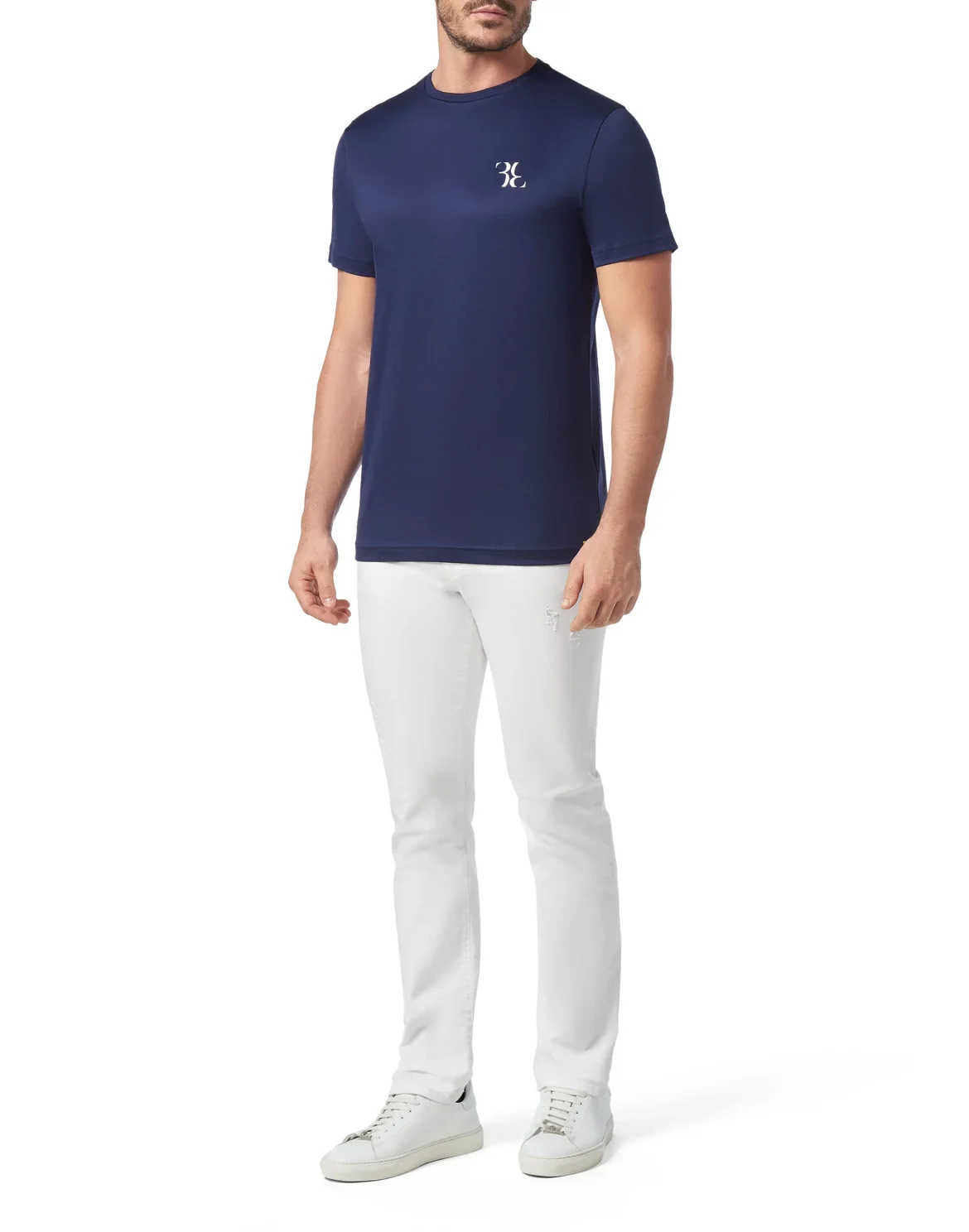 T-shirt Round Neck SS Double B, цвет: Синий