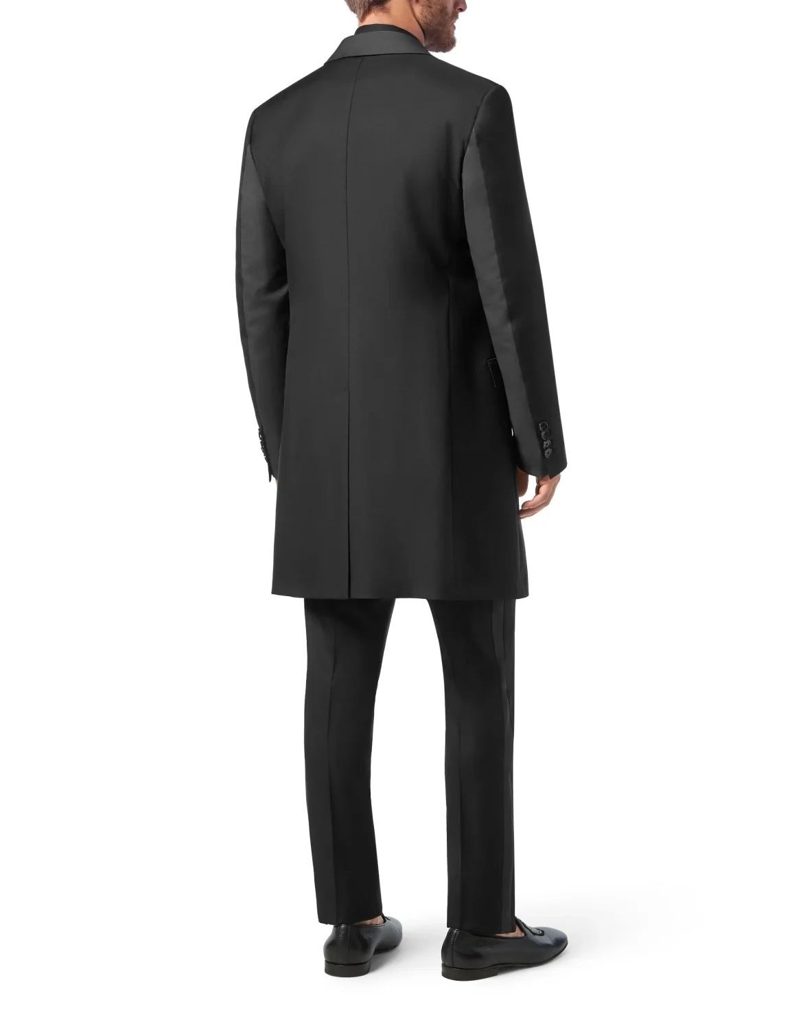 Coat Long Tailored Fit Iconic, цвет: Черный