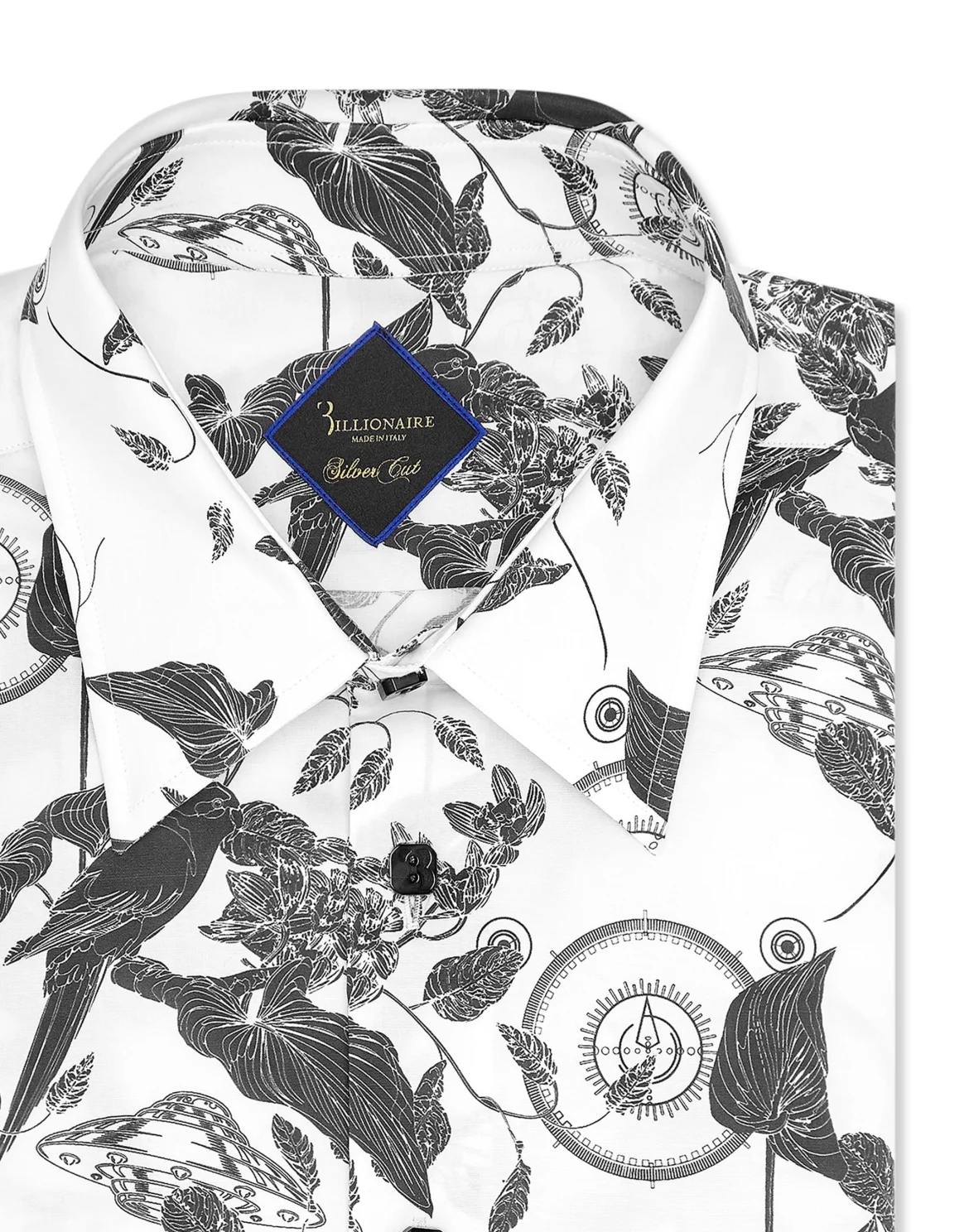 Shirt Silver Cut SS Billionaire in the space, цвет: Белый