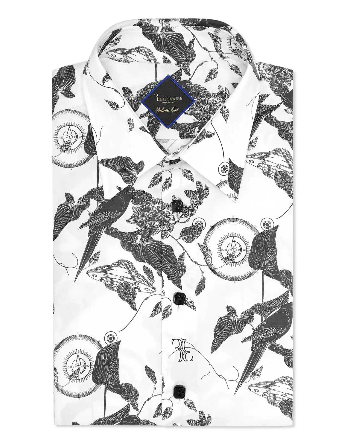 Shirt Silver Cut SS Billionaire in the space, цвет: Белый