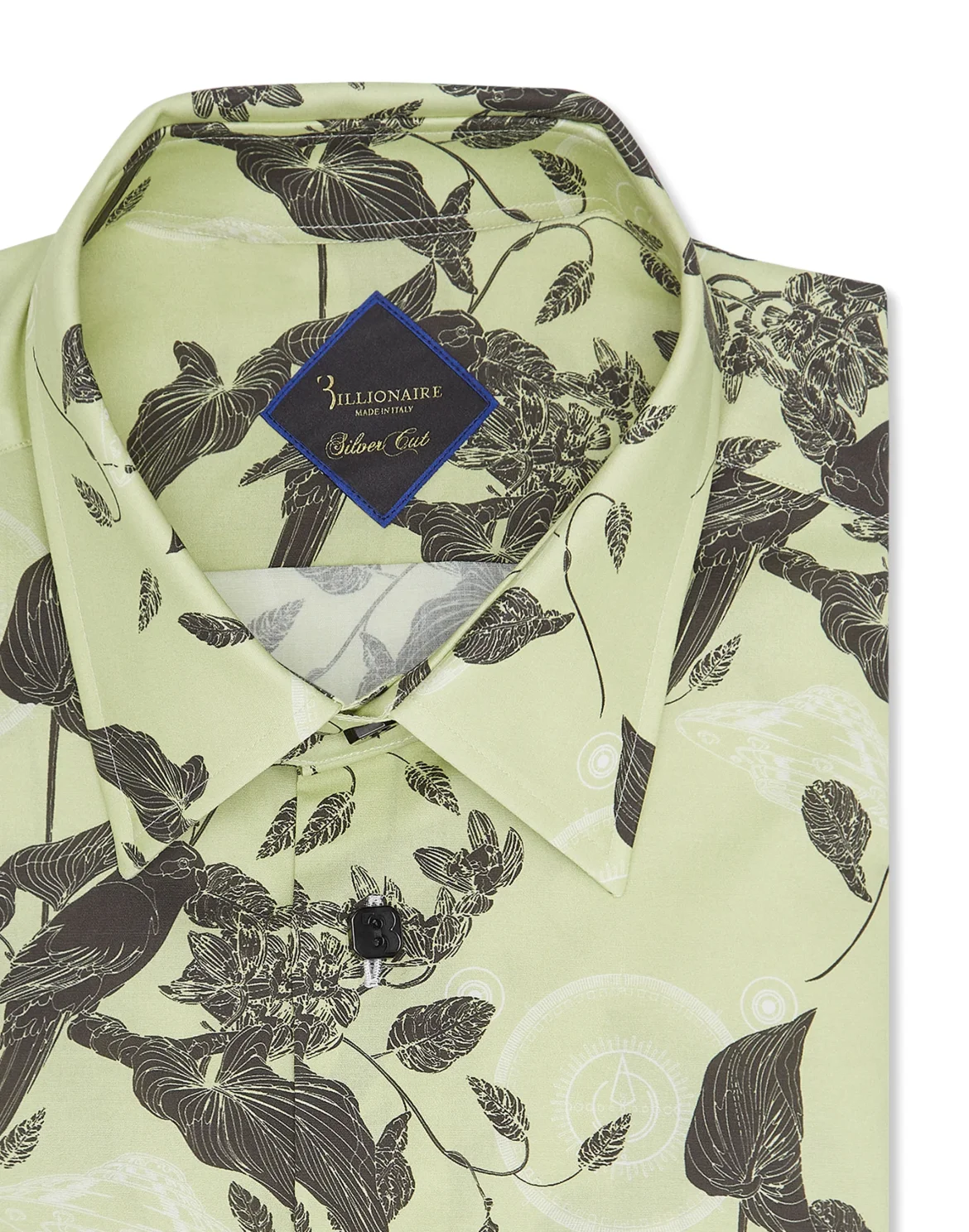 Shirt Silver Cut SS Billionaire in the space, цвет: Зеленый