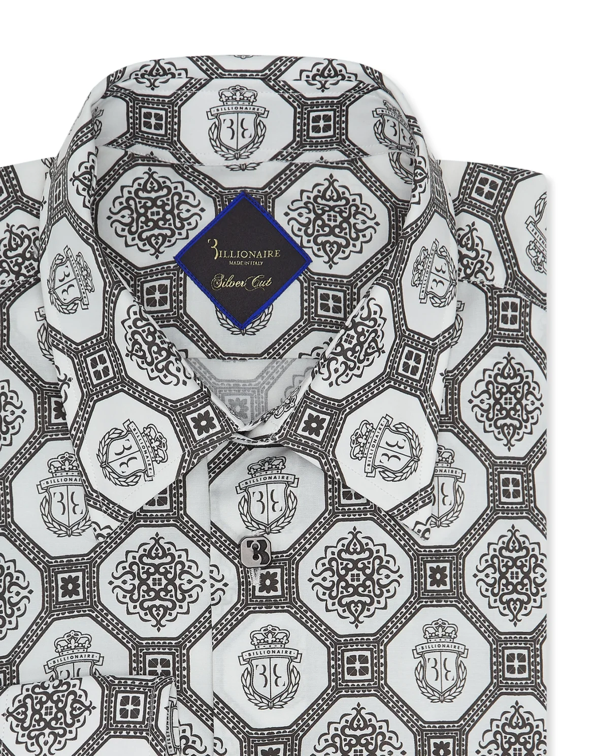 Shirt Silver Cut LS Paisley, цвет: Белый