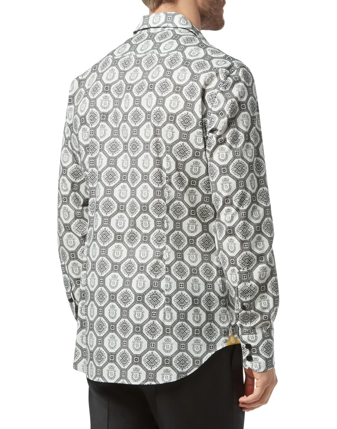 Shirt Silver Cut LS Paisley, цвет: Белый