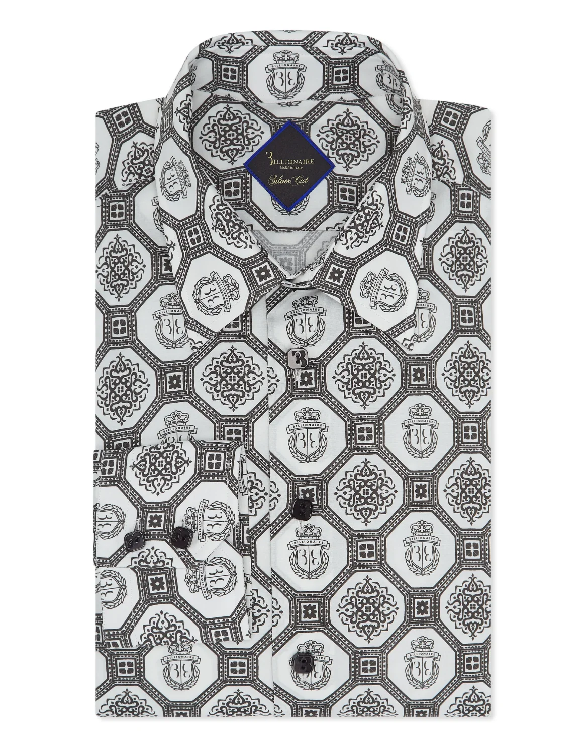 Shirt Silver Cut LS Paisley, цвет: Белый