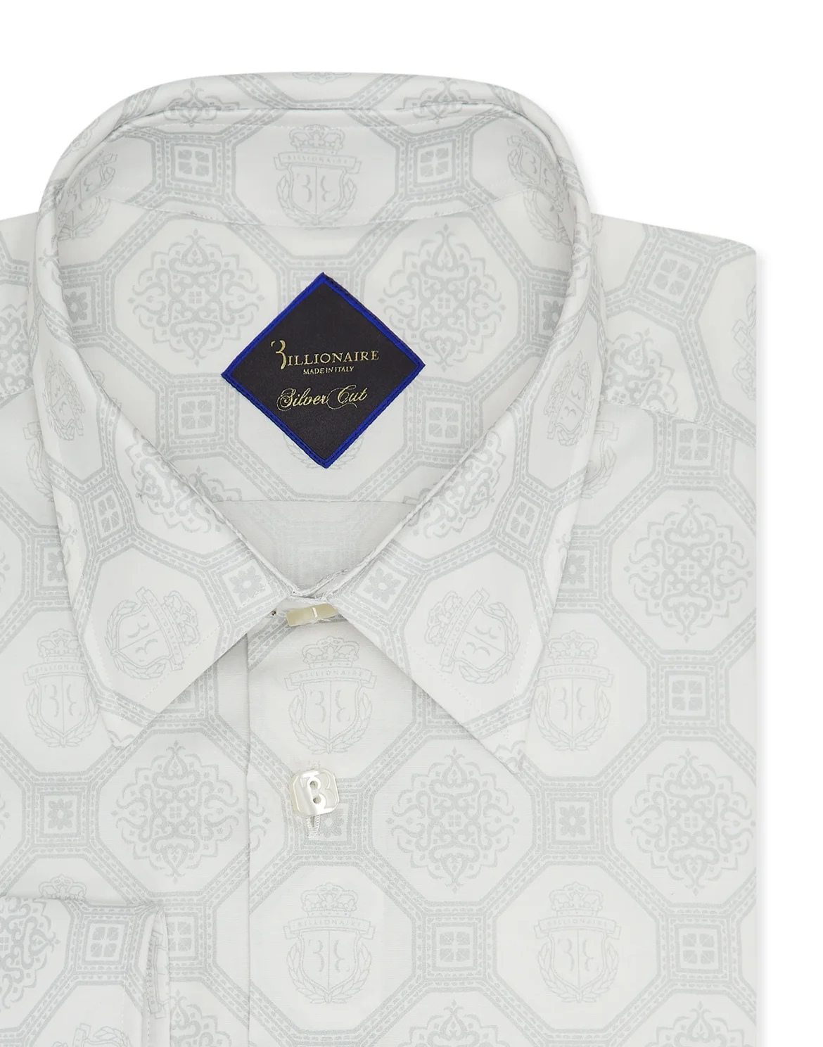 Shirt Silver Cut LS Paisley, цвет: Белый