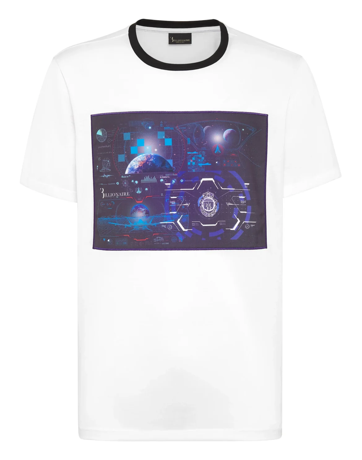 T-shirt Round Neck SS Billionaire in the space, цвет: Белый