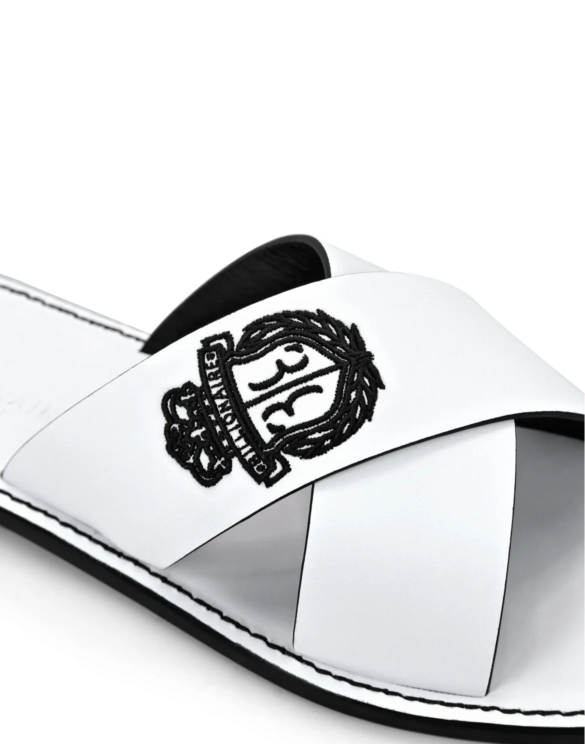 Leather Slipper Crest, цвет: Белый