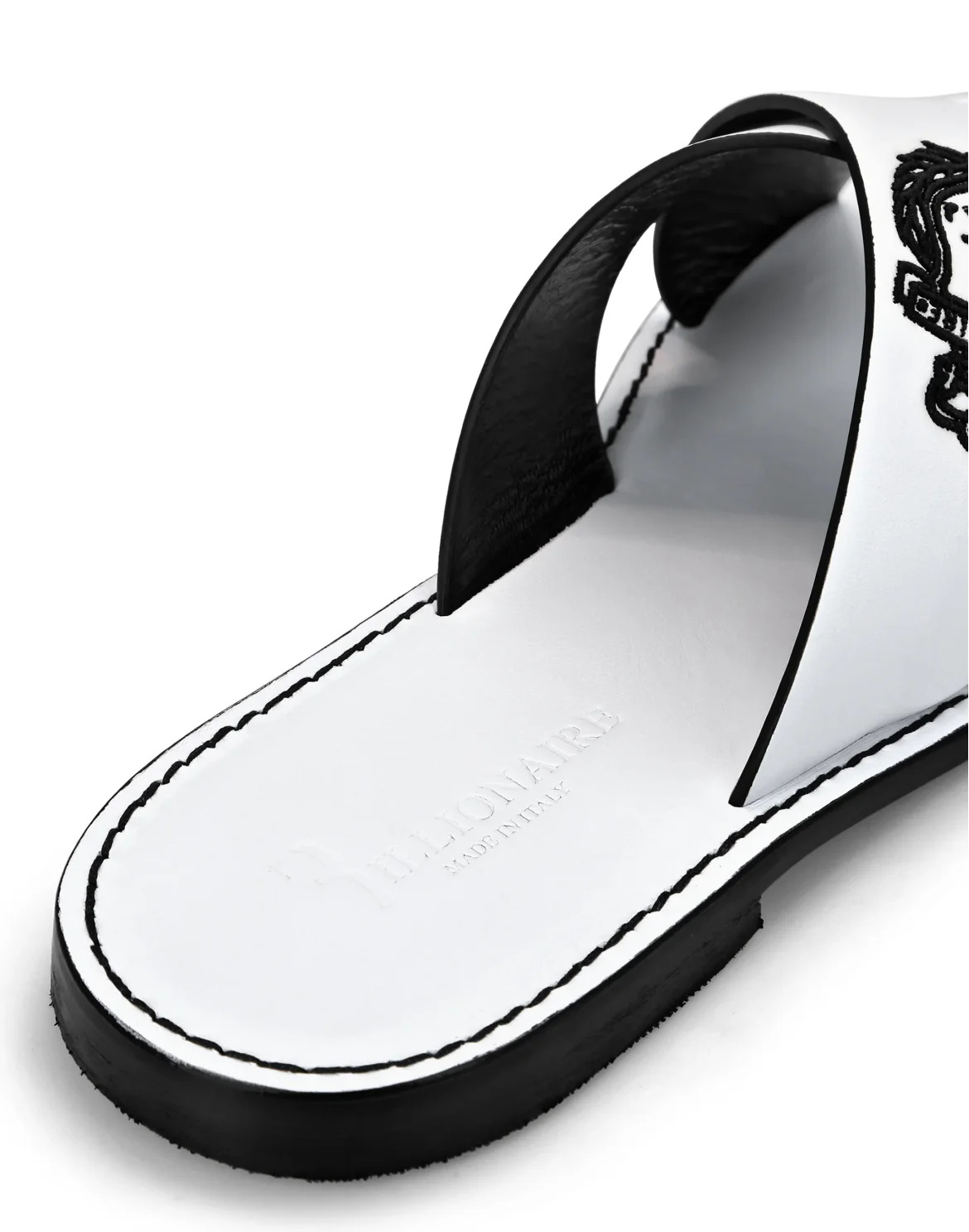 Leather Slipper Crest, цвет: Белый