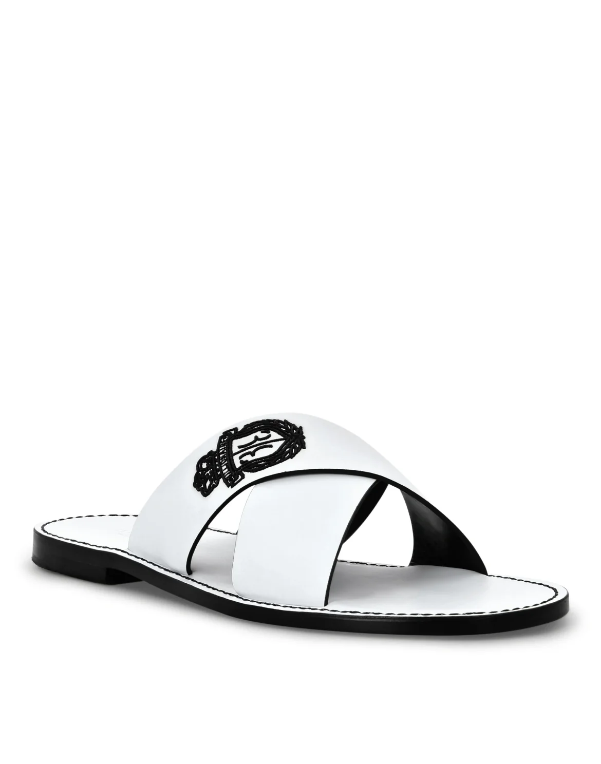 Leather Slipper Crest, цвет: Белый