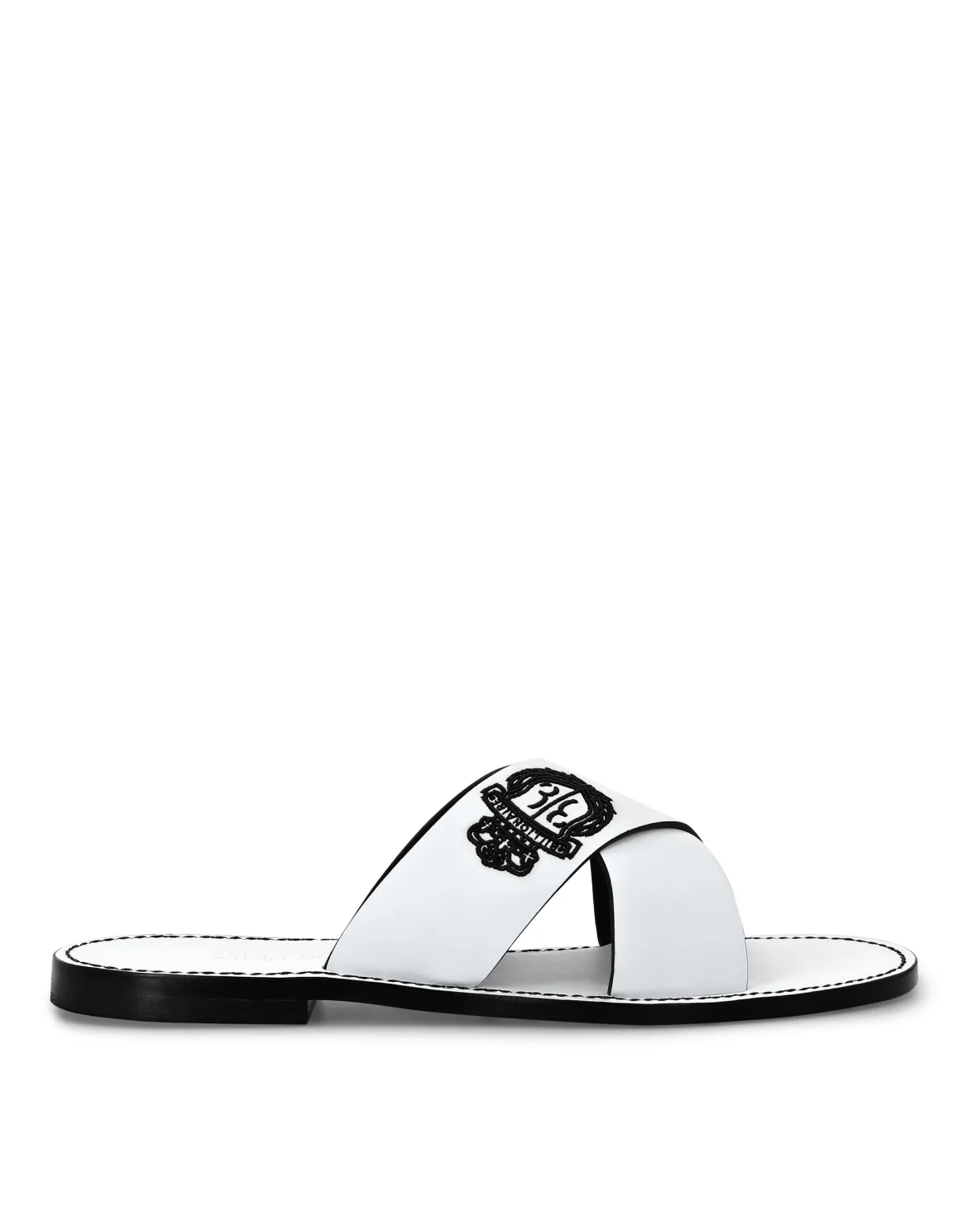Leather Slipper Crest, цвет: Белый