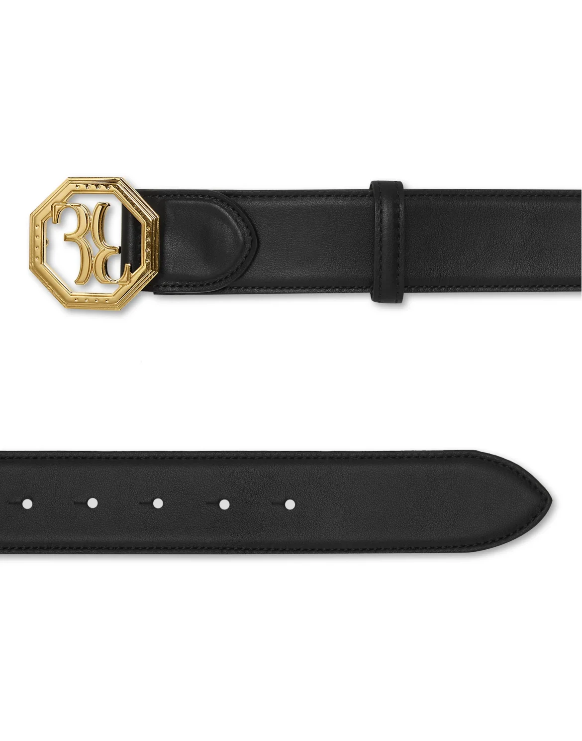 Leather Belt, цвет: Черный