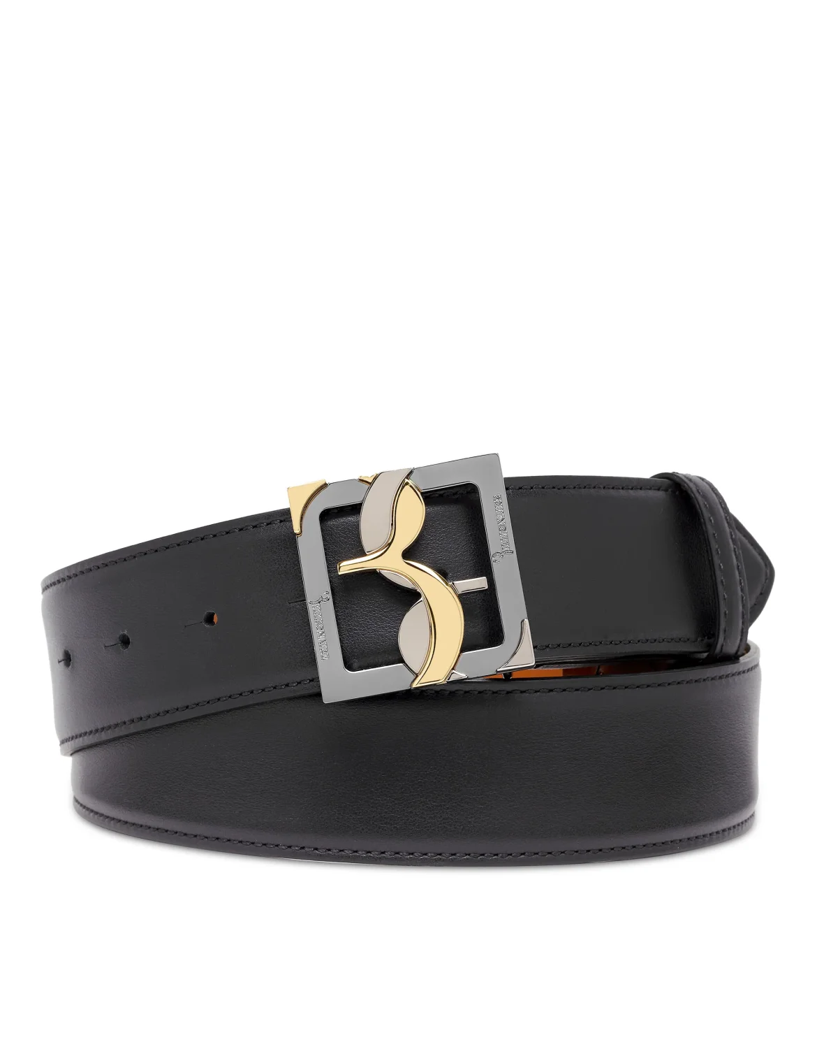 Leather Belt, цвет: Черный