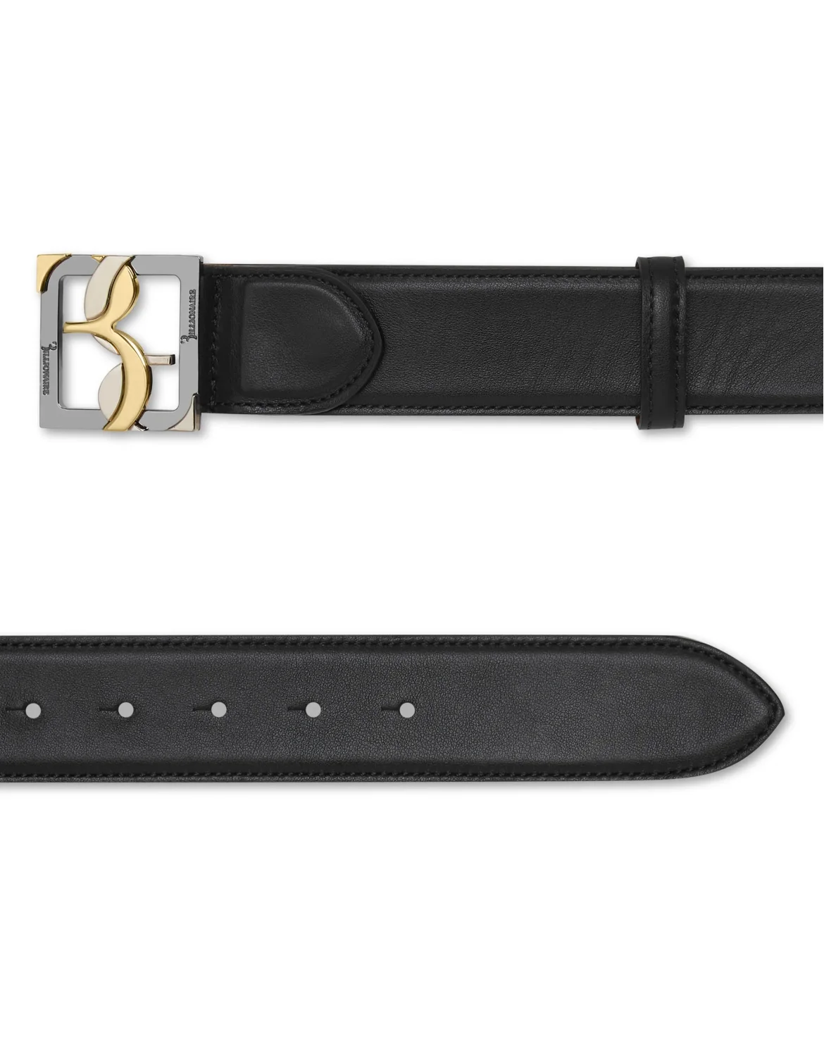 Leather Belt, цвет: Черный