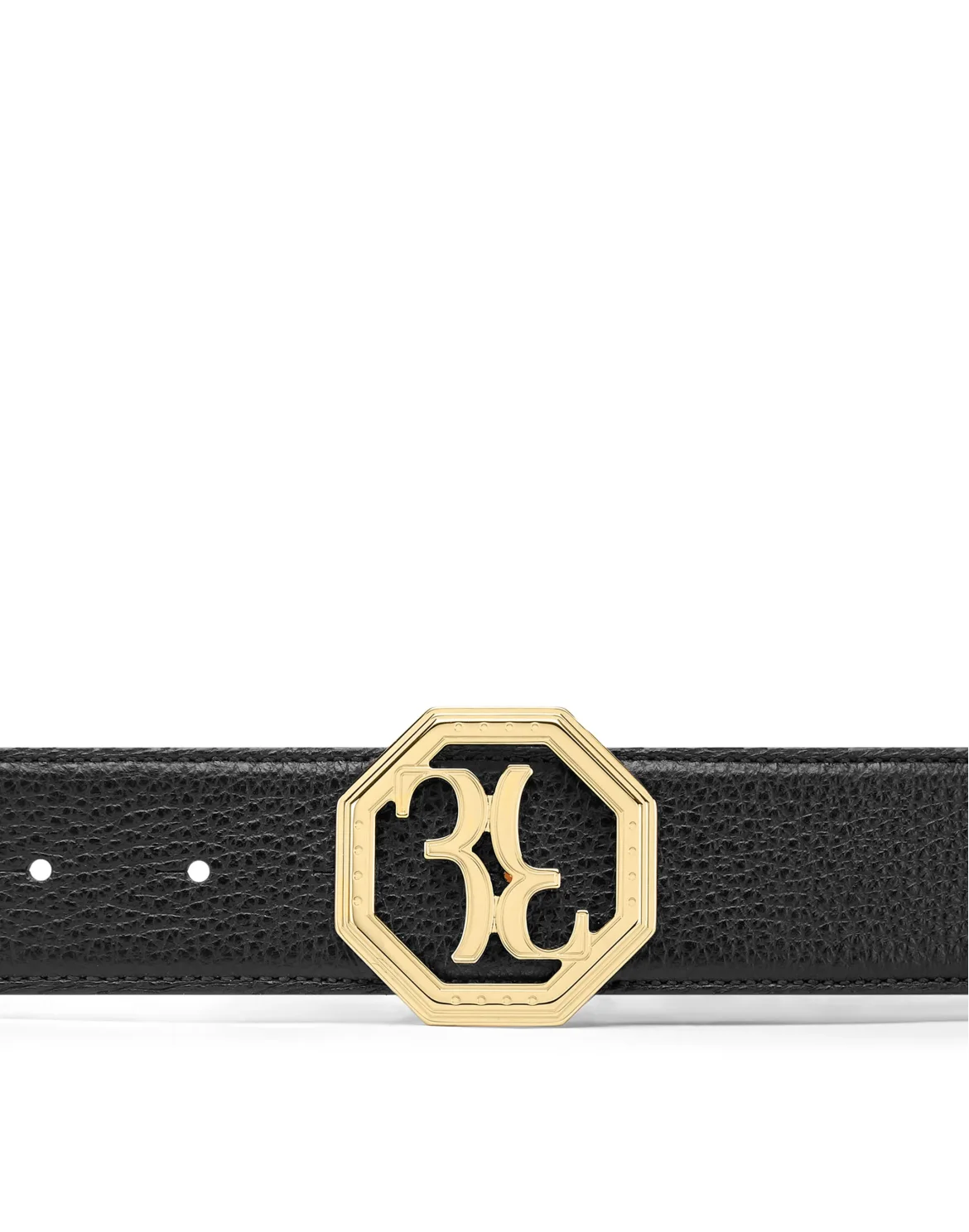 Deer Leather Belt, цвет: Черный